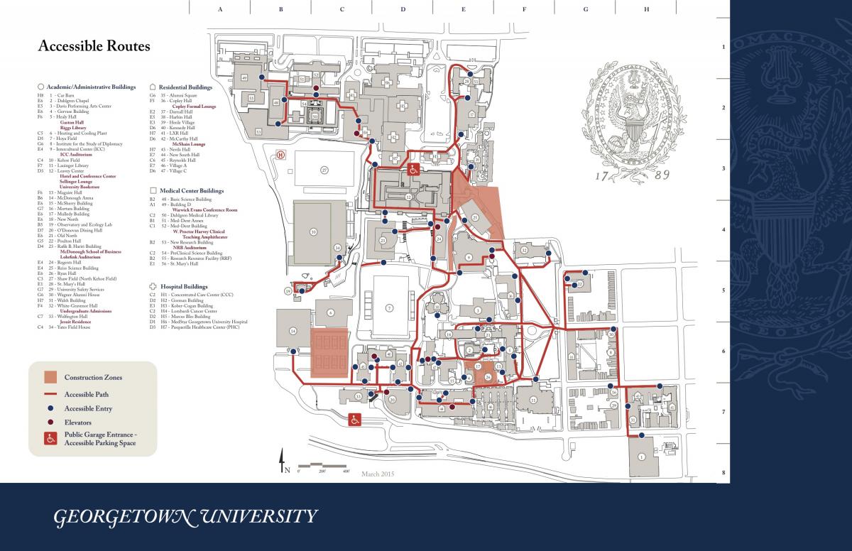 Campus ADA Map 